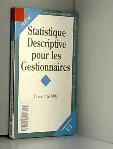 Stock image for Statistique descriptive pour les gestionnaires for sale by medimops