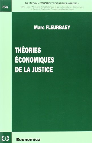 9782717830309: Thories conomiques de la justice