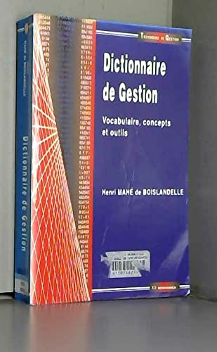 Beispielbild fr Dictionnaire de gestion zum Verkauf von Ammareal