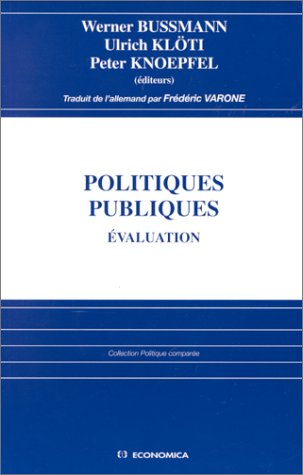9782717835823: Politiques publiques: valuation