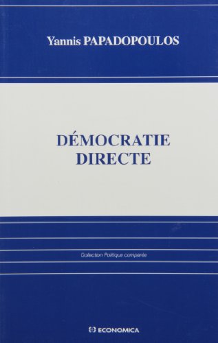 Stock image for Dmocratie directe for sale by Ammareal