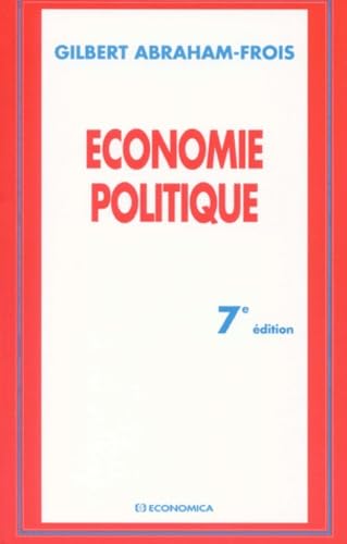 Imagen de archivo de Economie Politique a la venta por RECYCLIVRE