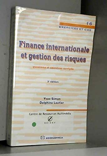 Stock image for Finance internationale et gestion des risques for sale by medimops