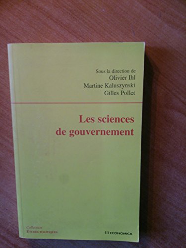 Stock image for Les Sciences De Gouvernements for sale by RECYCLIVRE