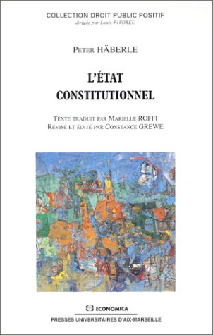 Imagen de archivo de L'Etat constitutionnel a la venta por Ammareal