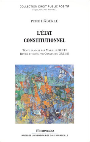 Stock image for L'Etat constitutionnel for sale by Ammareal