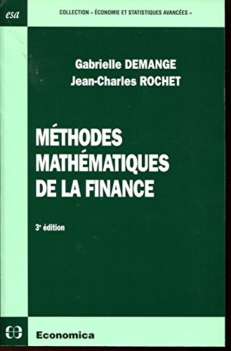 Stock image for Mthodes mathmatiques de la finance for sale by Ammareal