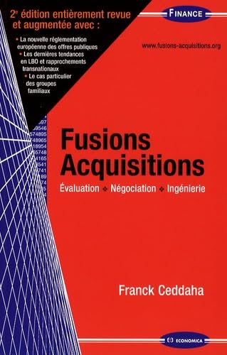 9782717854398: Fusions, acquisitions - valuation, ngociation, ingnierie