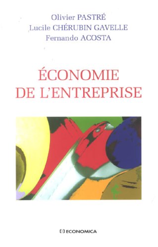 Beispielbild fr Economie de l'entreprise zum Verkauf von medimops