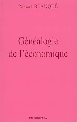 Imagen de archivo de Gnalogie de l'conomique a la venta por Ammareal