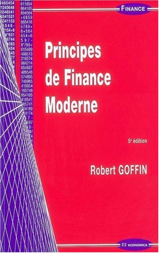 Stock image for Principes de finance moderne for sale by medimops