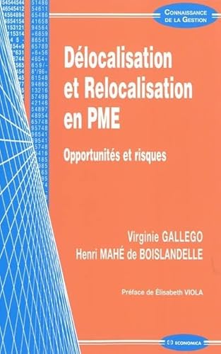 Beispielbild fr Dlocalisation et relocalisation en PME zum Verkauf von Ammareal