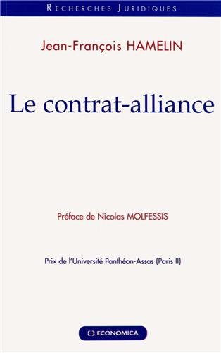 Beispielbild fr Le contrat-alliance zum Verkauf von Gallix