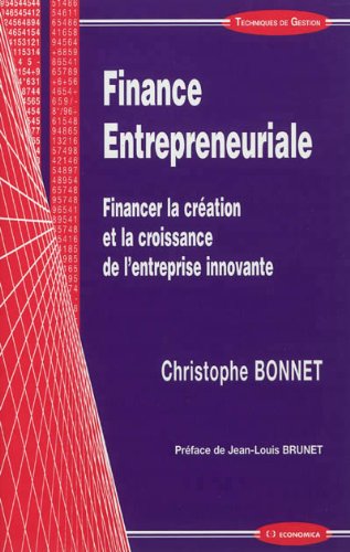 Imagen de archivo de Finance entrepreneuriale a la venta por Ammareal