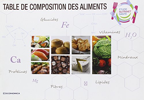 Beispielbild fr Table de composition des aliments zum Verkauf von medimops