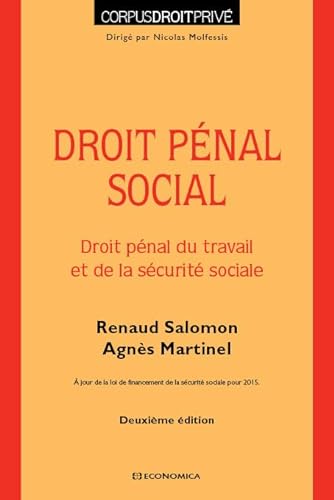 Stock image for Trait de droit pnal social, 2e d. for sale by Ammareal