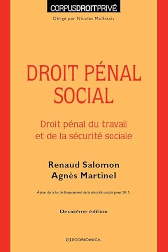 9782717867343: Droit pnal social - droit pnal du travail et de la scurit sociale