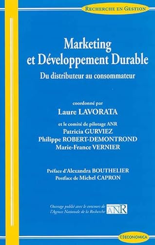 9782717869132: Marketing et dveloppement durable: Du distributeur au consommateur