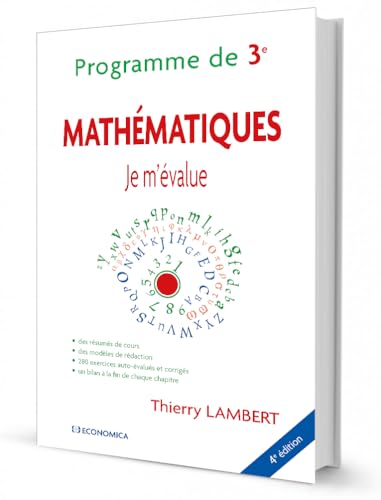 Stock image for Mathmatiques programme de 3e Je m'value [Broch] Lambert, Thierry for sale by BIBLIO-NET