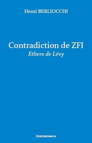Stock image for Contradiction de Zfi Ethers de Levy [Broch] Berliocchi, Henri for sale by BIBLIO-NET