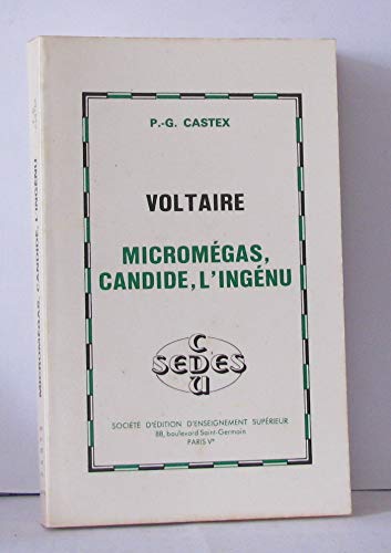 Beispielbild fr Voltaire: Micromgas, Candide, L'ingnu zum Verkauf von Ammareal