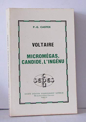 Stock image for Voltaire: Micromgas, Candide, L'ingnu for sale by Ammareal