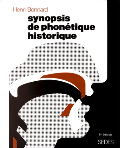 Stock image for Synopsis de phontique historique for sale by medimops