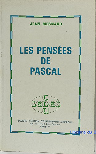 9782718150055: Les Pensées de Pascal (French Edition)