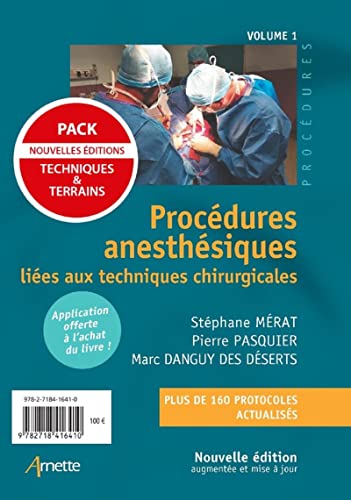 Beispielbild fr Pack Procdures anesthsiques lies aux techniques chirurgicales/lies aux terrains: Volumes 1+2 zum Verkauf von Gallix