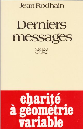Beispielbild fr Derniers messages zum Verkauf von Librairie La MASSENIE  MONTOLIEU