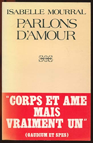 Beispielbild fr Parlons d'amour zum Verkauf von Ammareal