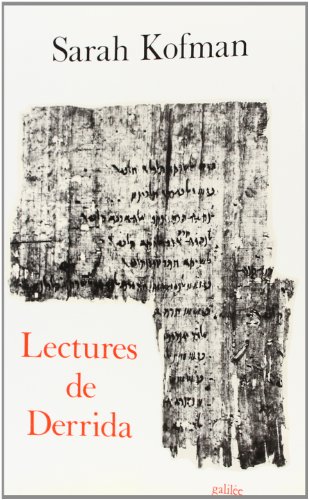 Stock image for Lectures de Derrida for sale by Better World Books