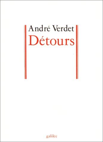 DÃ©tours (0000) (9782718603735) by Verdet, AndrÃ©