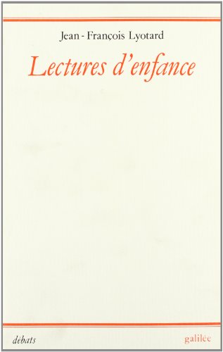 9782718603919: Lectures d'enfance: 0000