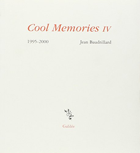 Beispielbild fr Cool memories IV (0000) zum Verkauf von Gallix