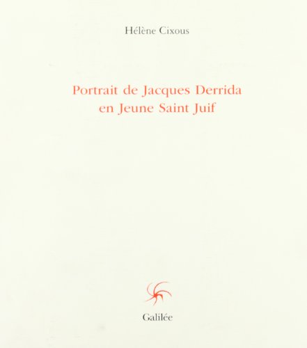 9782718605562: Portrait de Jacques Derrida en jeune saint juif: 0000