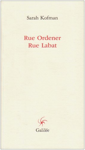 9782718606835: Rue Ordener, rue Labat