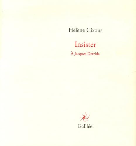 9782718607016: Insister -  Jacques Derrida