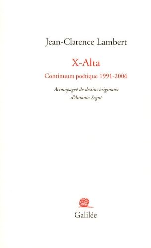 X-alta (0000) (9782718607955) by Lambert, Jean-Clarence