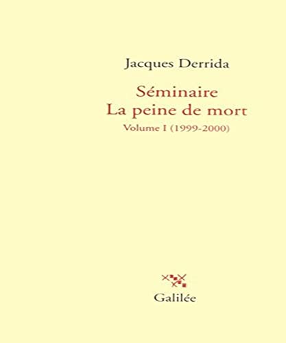 9782718608761: Sminaire la peine de mort T1 (0001): Tome 1, 1999-2000