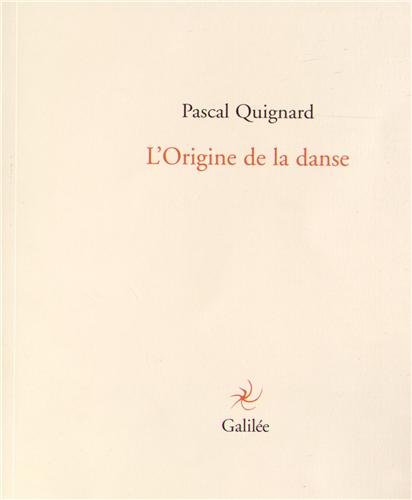 Stock image for L'origine de la danse for sale by deric