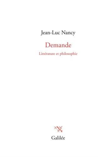 Stock image for Demande : Littérature et philosophie for sale by deric