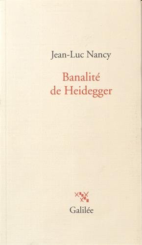 Beispielbild fr Banalit De Heidegger zum Verkauf von RECYCLIVRE