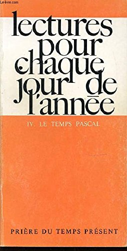 Stock image for Lectures pour chaque jour de l'anne. for sale by Le-Livre