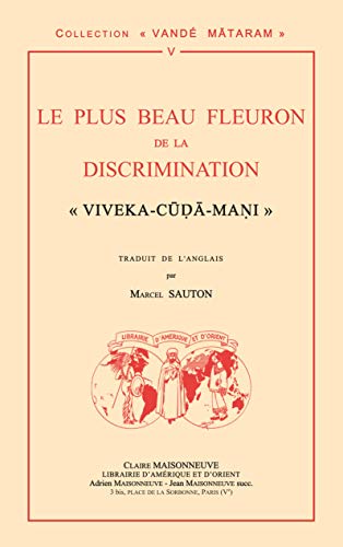 9782720009853: Le plus Beau Fleuron de la Discrimination: "Viveka-Cuda-Mani"