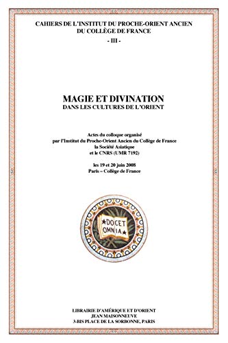9782720011634: Magie et divination dans les cultures de l'Orient