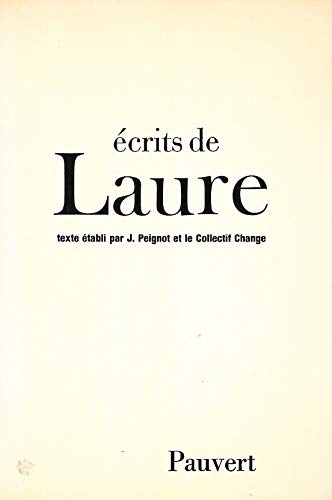 Stock image for Laure : Ecrits de Laure for sale by medimops