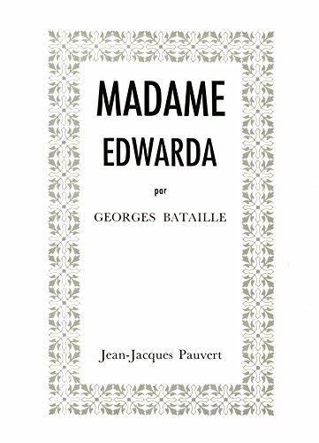 Madame Edwarda (9782720201806) by Bataille, Georges