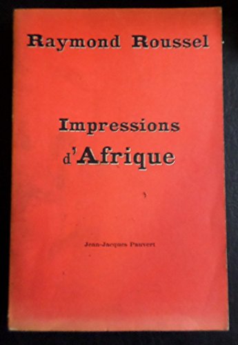9782720201868: Impressions d'Afrique