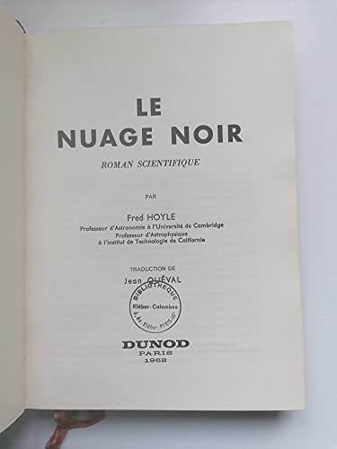 9782720400308: Nuage noir (le)/sf9 050693